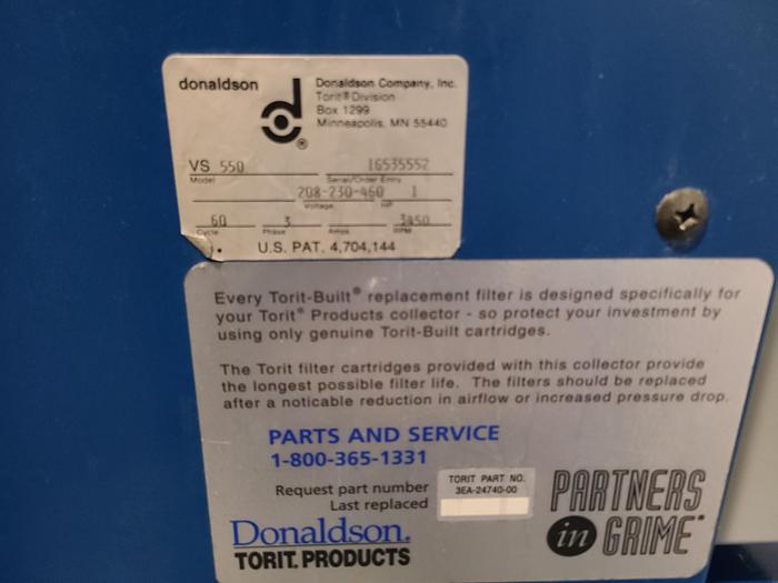 Used Donaldson Torit Dust Collector
