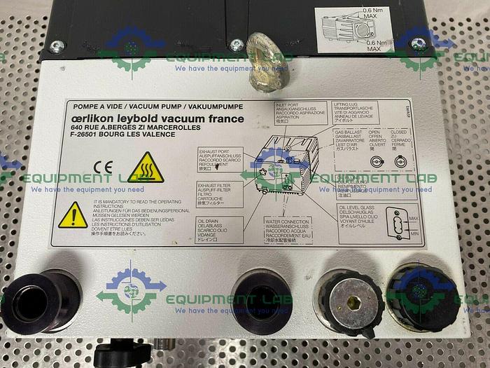 Used Leybold Sogevac SV16D Rotary Vane Vacuum Pump 115/230V