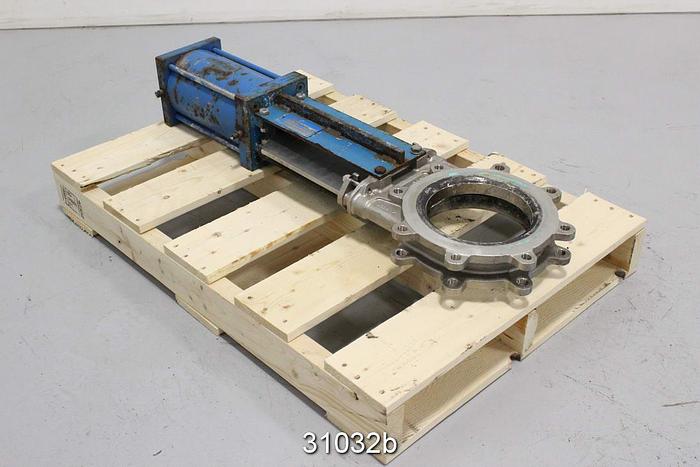 Used Orbe 20-3636m 8" Air Operated Knife Gate Valve #31032
