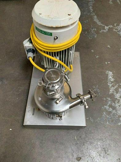 Used Tri-Clover Tri-Blender F3218MD-B60-S  w/ 15 HP Motor on Stainless Steel Skid