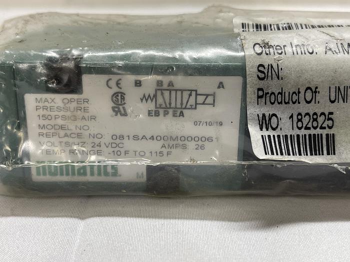 NUMATICS 081SA400M000061