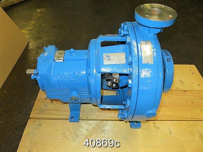 Used Goulds 3196 1.5x3x13 Pump, SS Casing, 5-Vane SS Impeller #40869