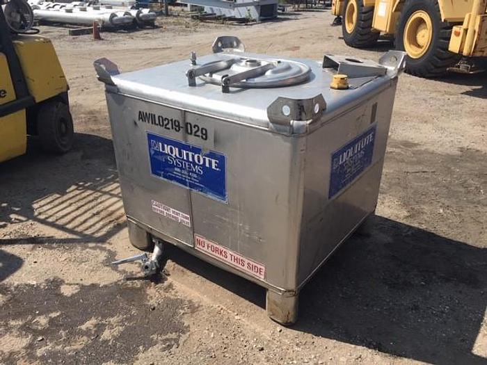 Used Used Hoover Group Inc. 300 gallon stainless steel liquid tote
