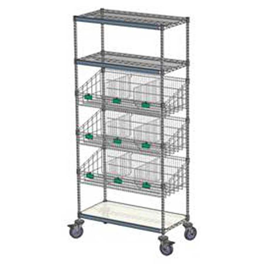 Combination Shelving Unit, 24″ x 36″ x 80″, 3F3B