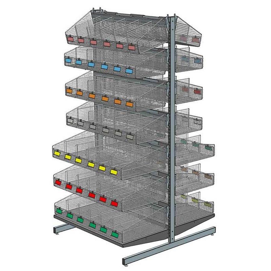 Q-Wall, 48″W. Double Sided, Stationary