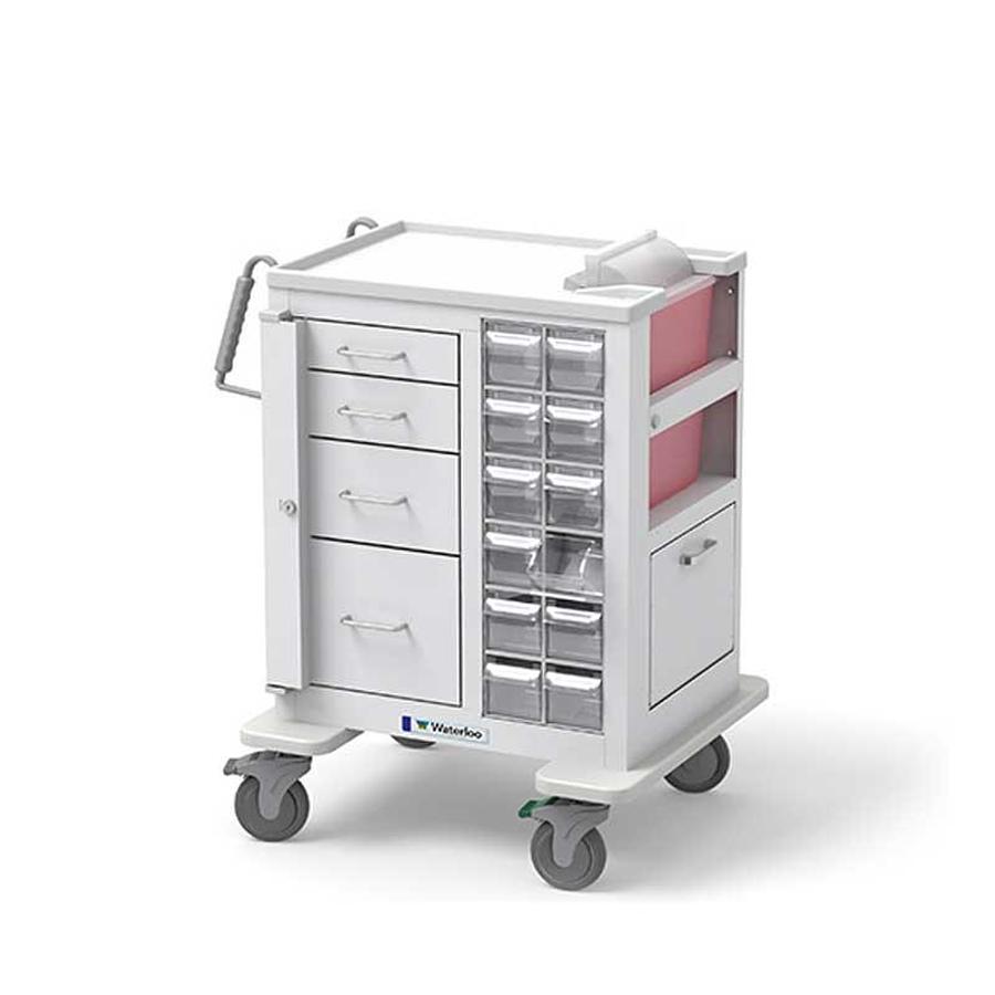Short Phlebotomy Cart, 4-Drawers