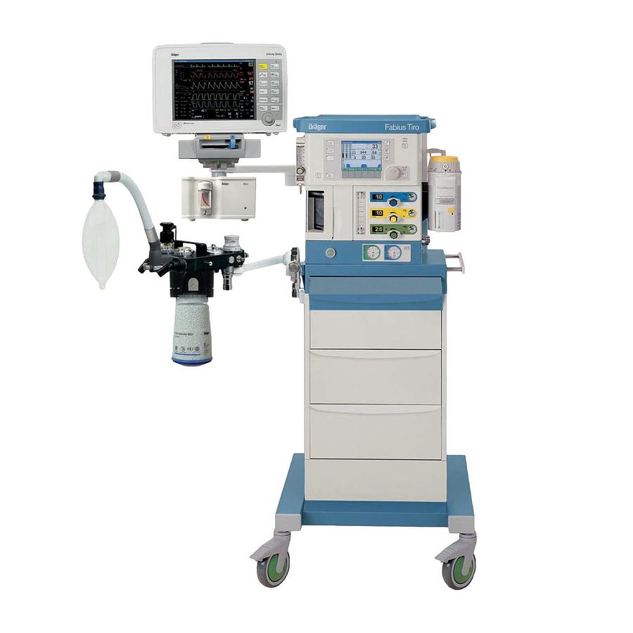 Used Drager Fabius Tiro Anesthesia Machine