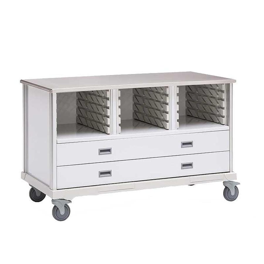 ECP Cart with Drawers and 2 Center Columns