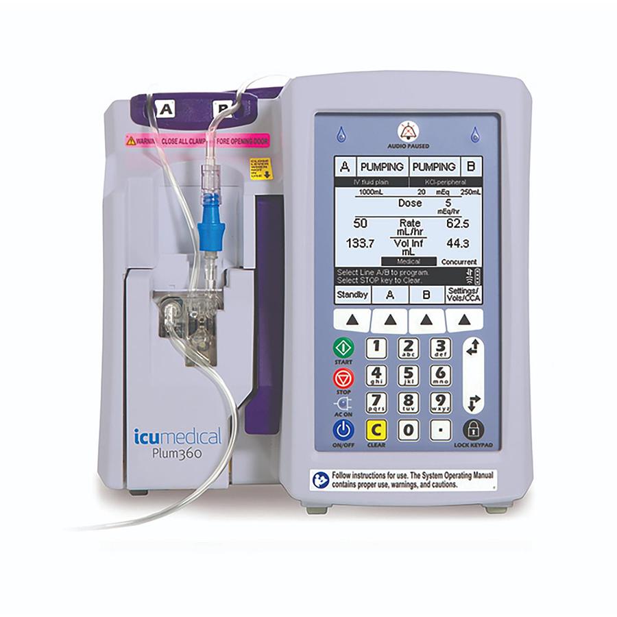 Used ICU Medical Hospira Plum 360 IV Pump