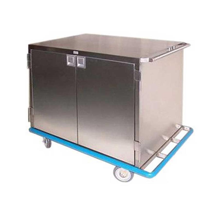 Closed Case Cart, Stainless Steel, Double Door
