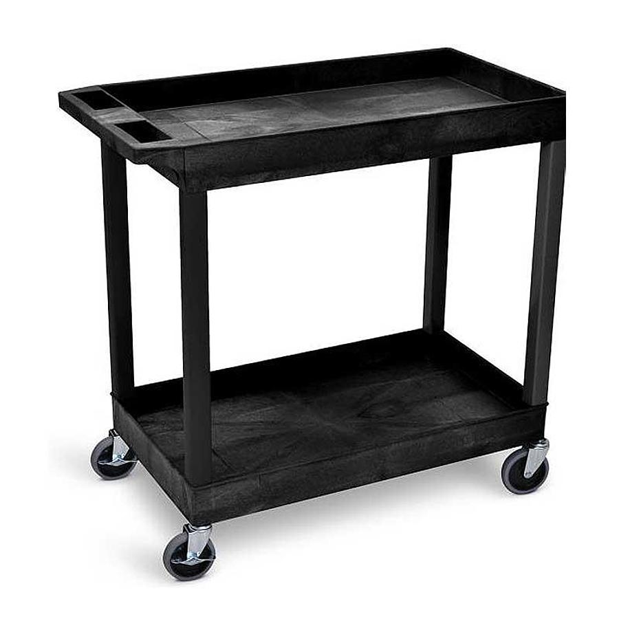Two Tier Plastic Cart 24″ x 32″, 2-Tier