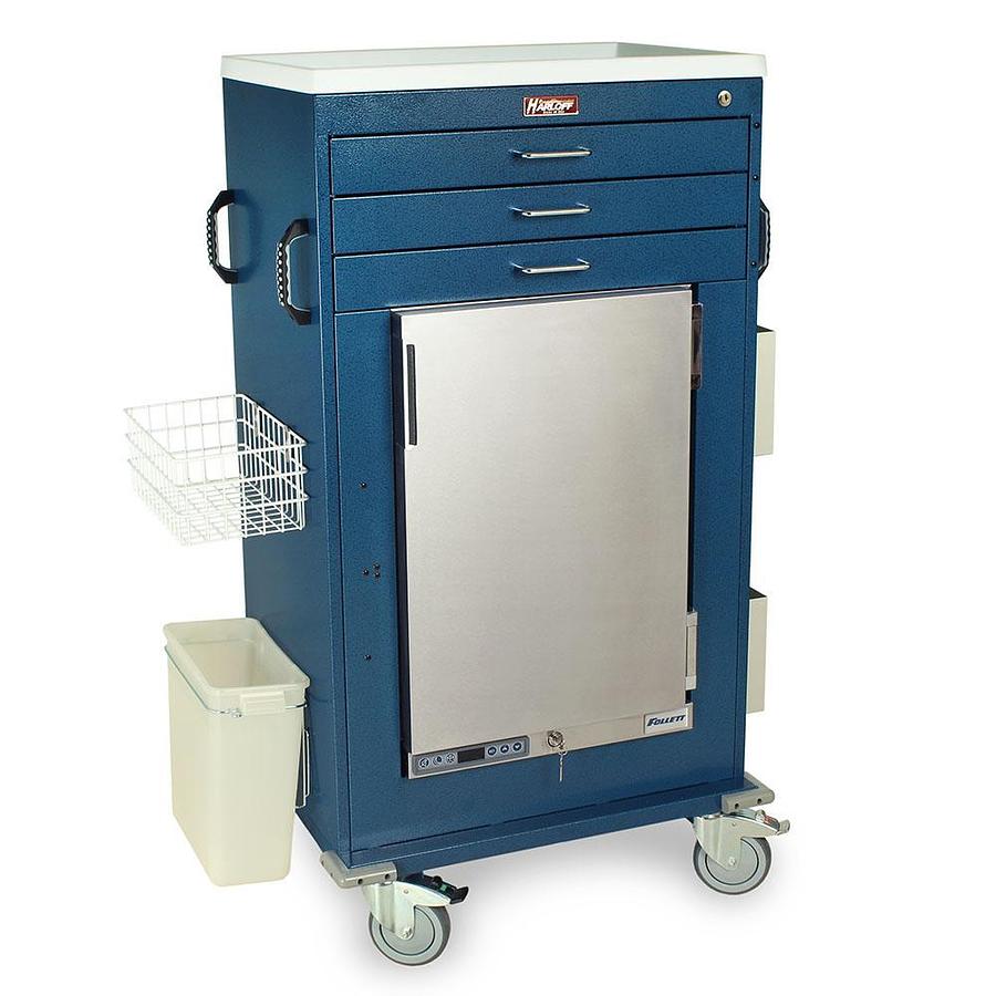 Malignant Hyperthermia Cart, Three Drawers w/Key Lock