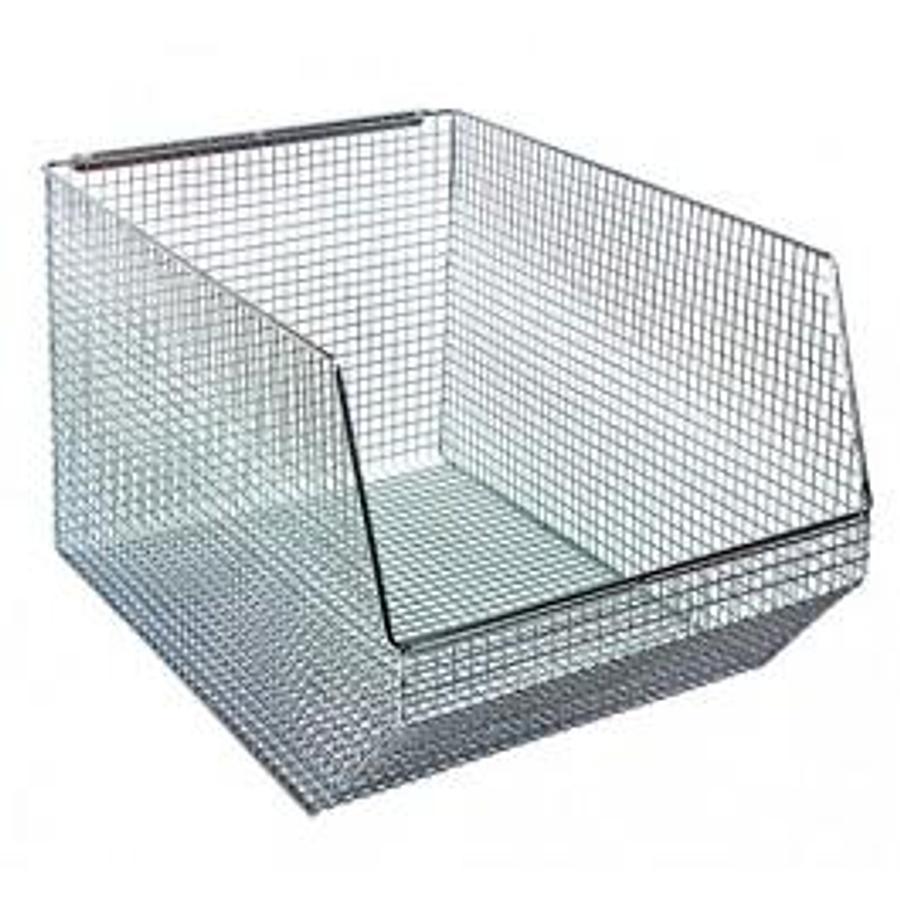 Fine Mesh Hanging Wall Bin, 11″W x 18-1/2″L x 10-1/4″H