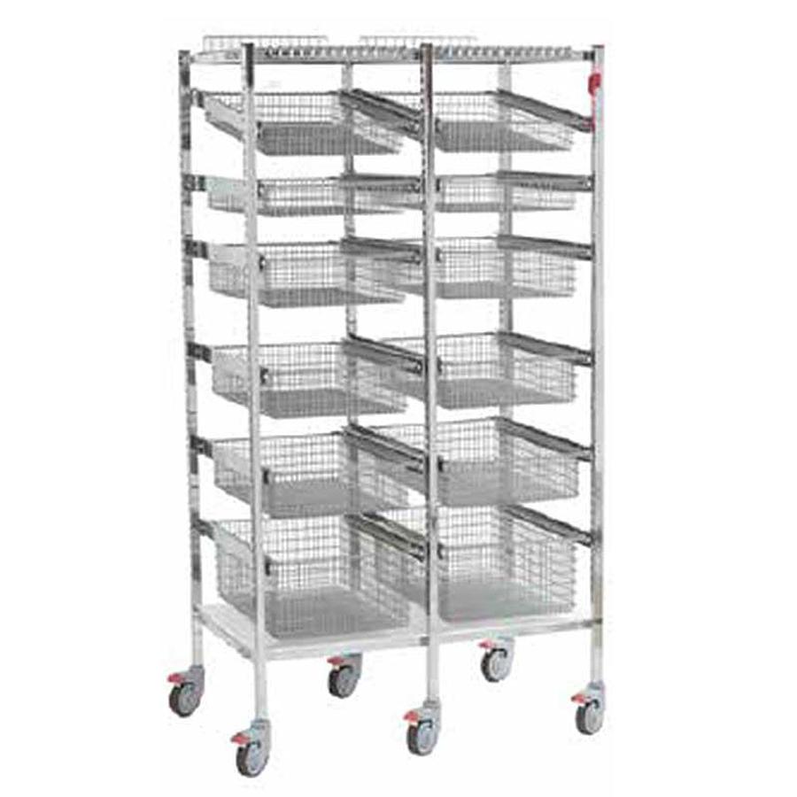 Q-Tower, Double Column w/(12)Baskets