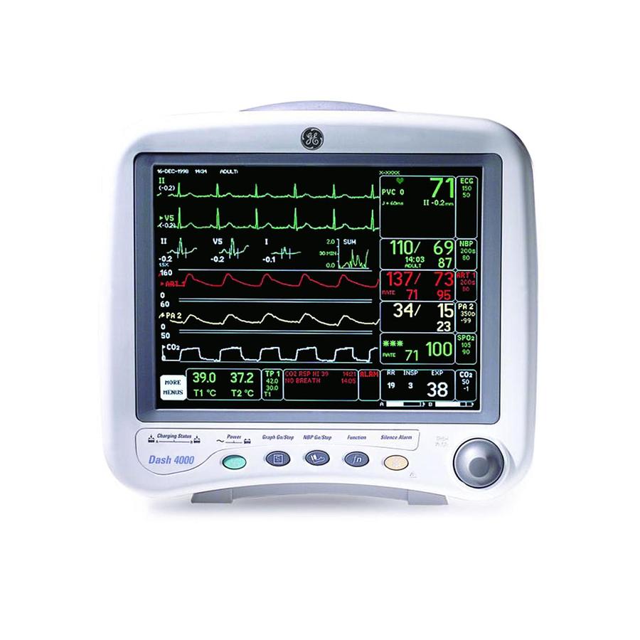 Used GE Dash 4000 Patient Monitor
