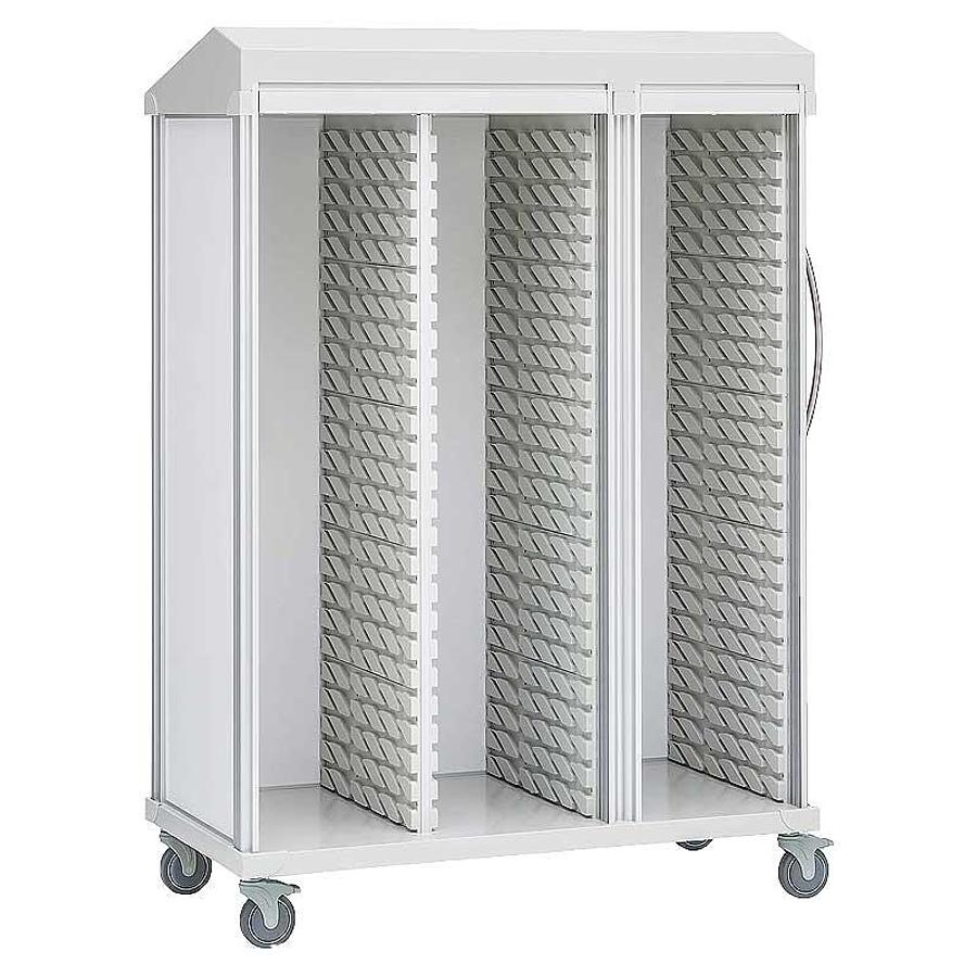 Three Column Supply Cart, Mobile, Non-Configured