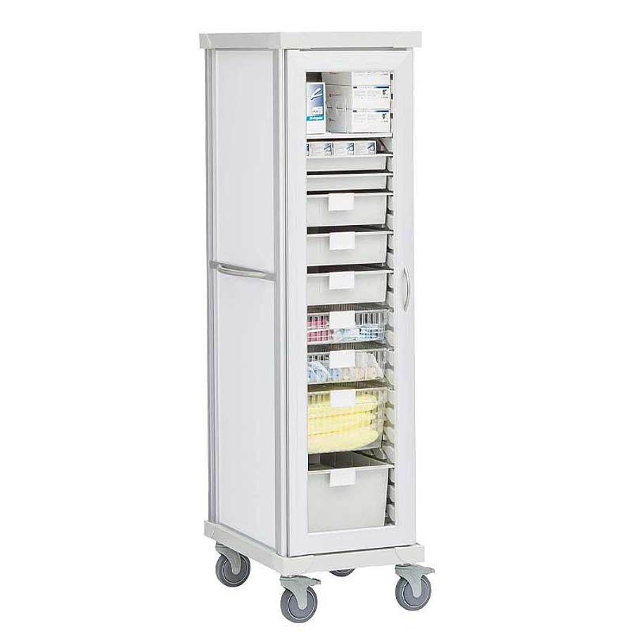 General Storage Cart, Single Column, Mobile