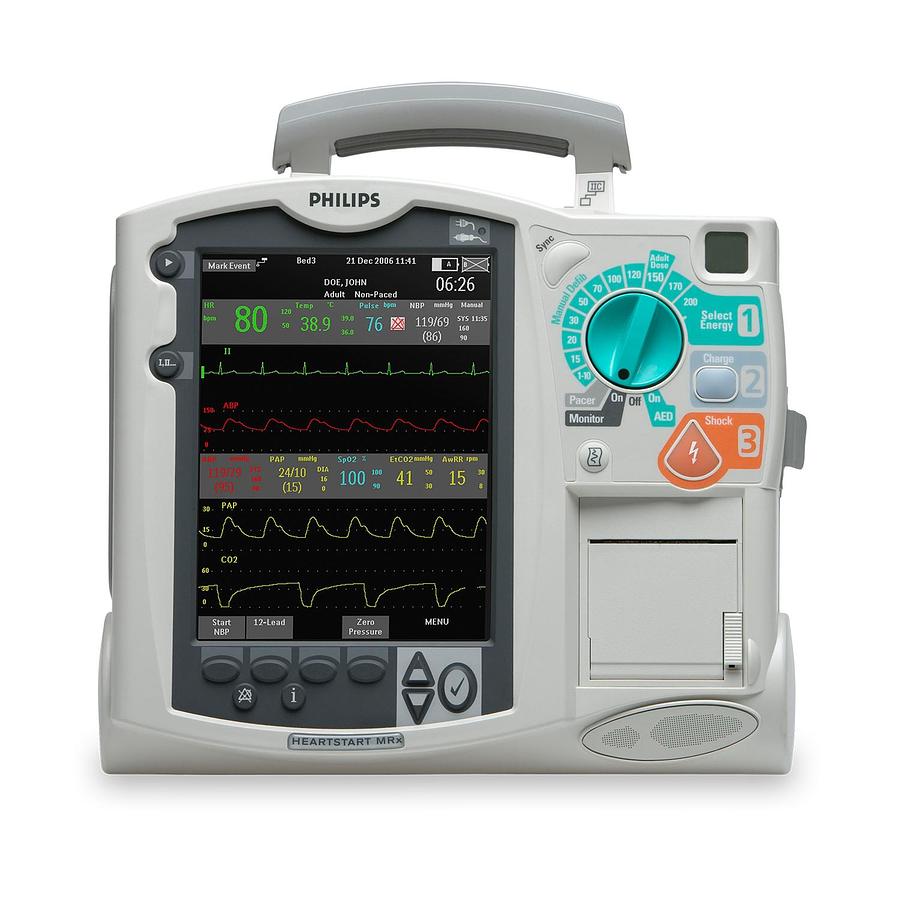 Used Philips HeartStart MRx ALS Defibrillator / EMS Monitor