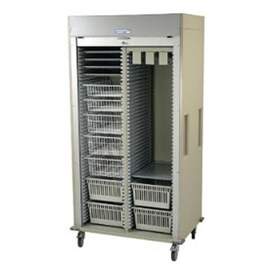 Supply Cart – Cysto – Double Column w/Totes