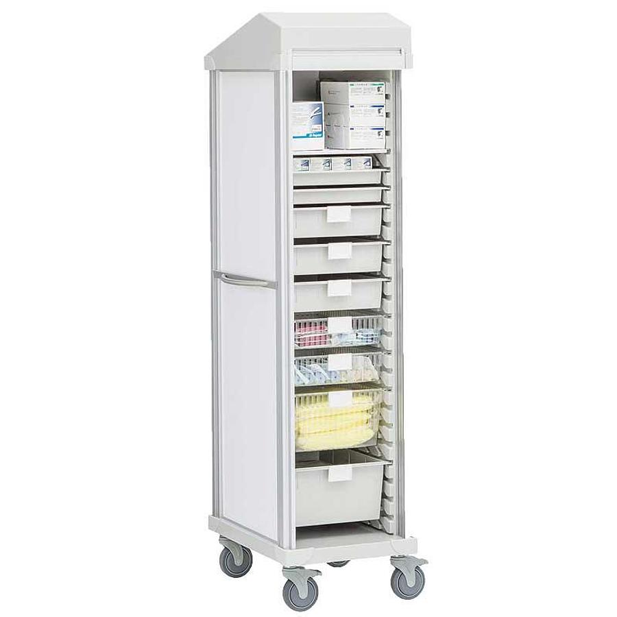 General Storage Cart, Single Column, Mobile