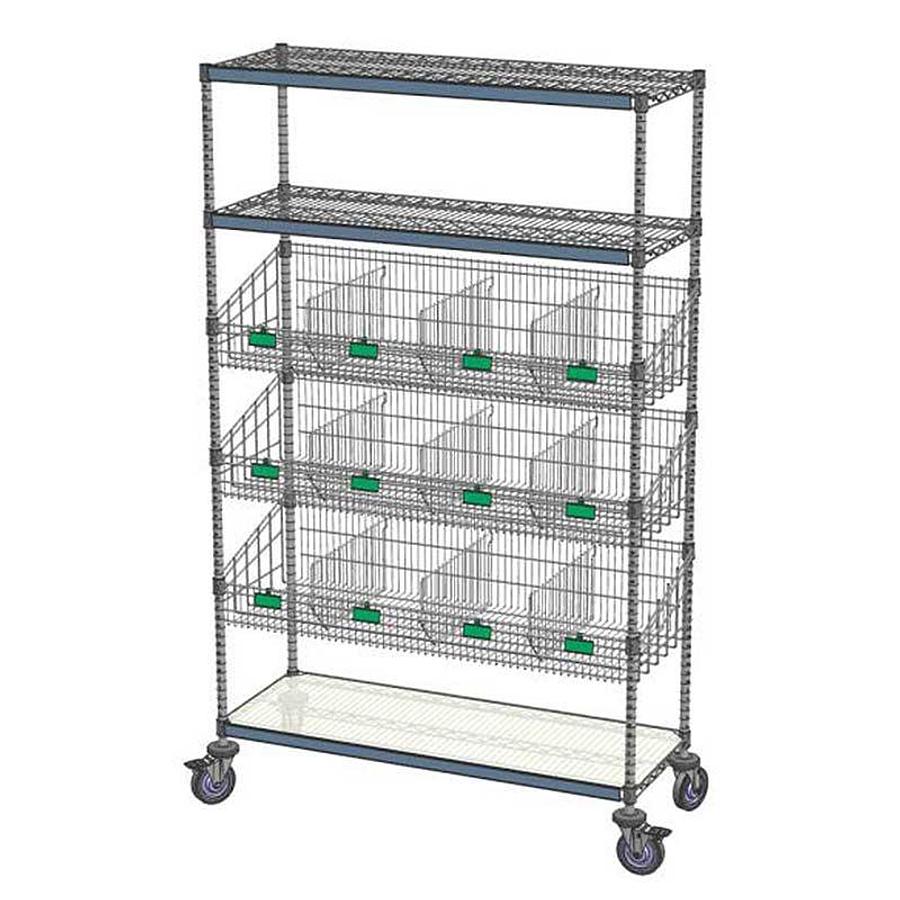 Combination Shelving Unit, 24″ x 60″ x 80″, 3F3B