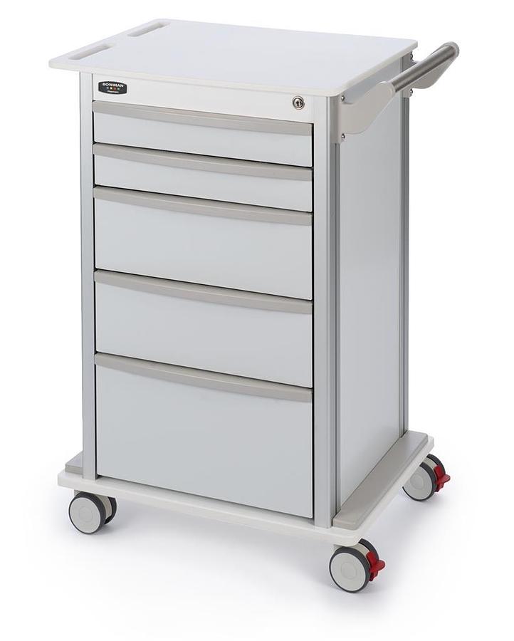 Rolling 5-Drawer Storage Cart with 5″ Casters
