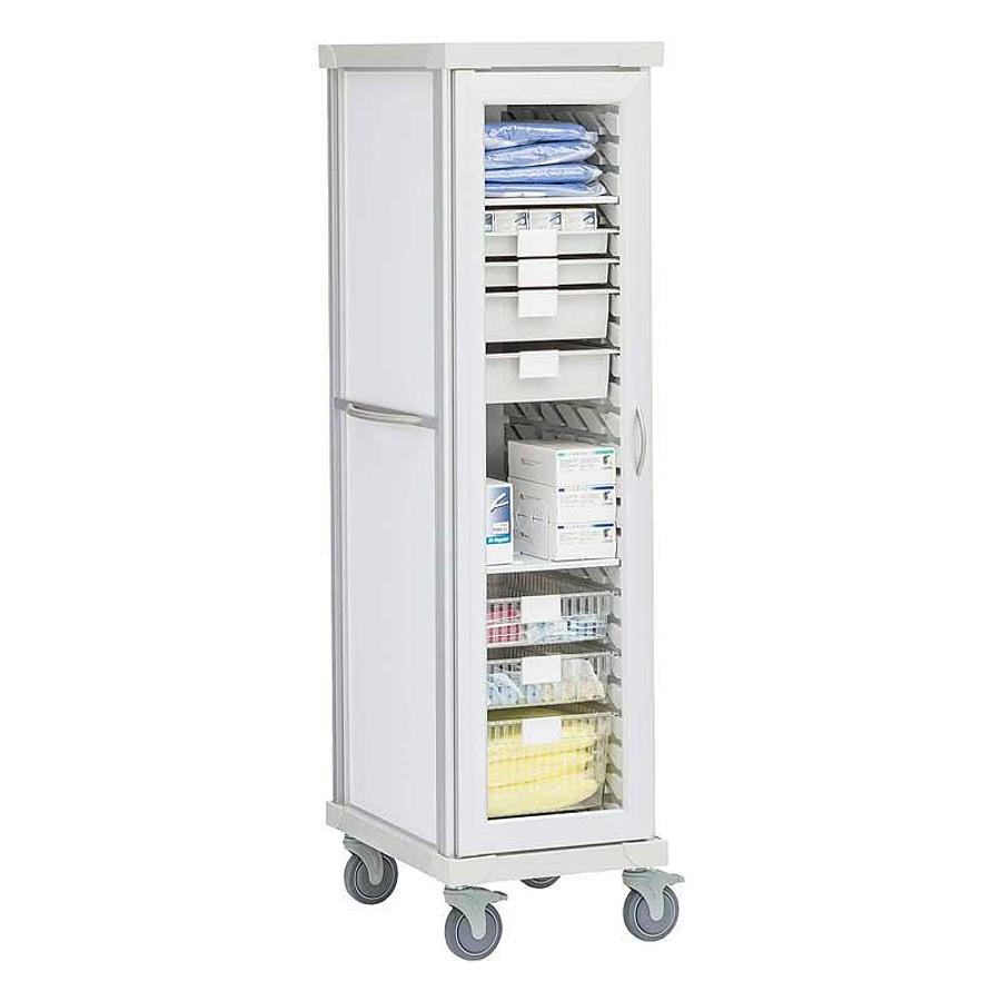 Single Column PPE Cart