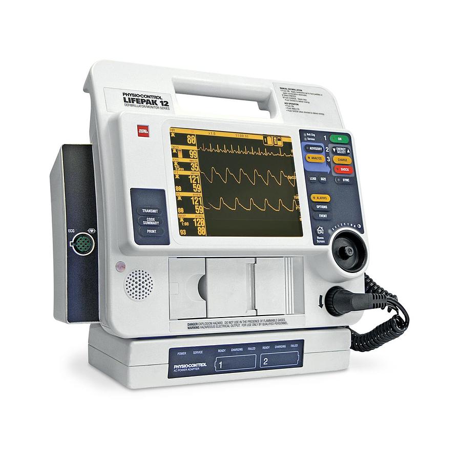 Used Physio-Control Lifepak 12 Defibrillator