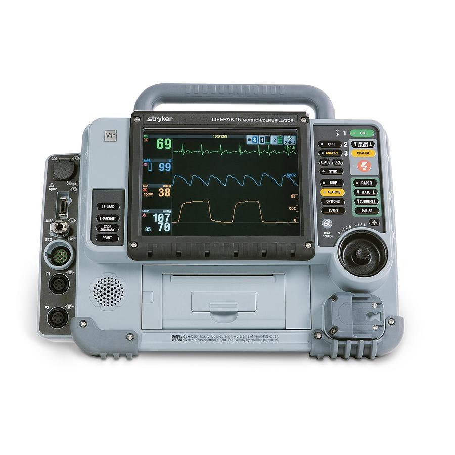 Used Physio-Control Lifepak 15 Defibrillator