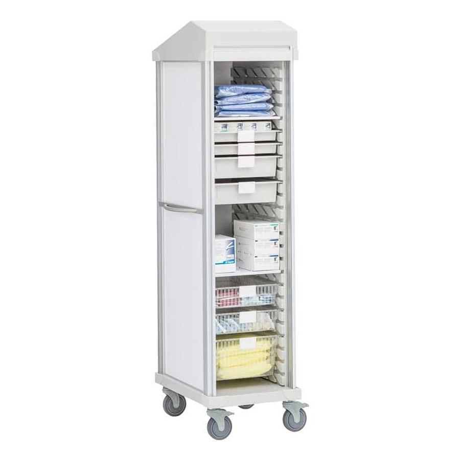 Single Column PPE Cart