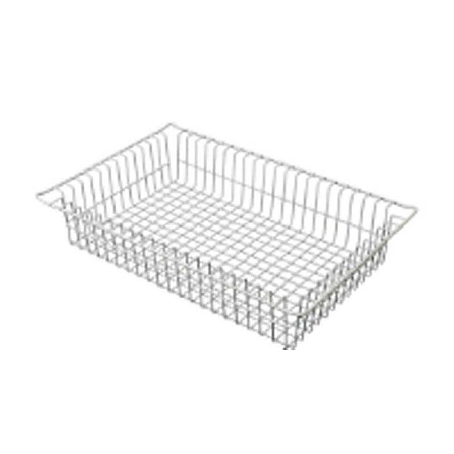 Medical Storage Cart Wire Basket, 5″D