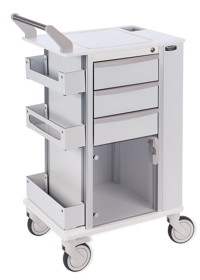 Deluxe Rolling Storage Cart with 5″ Casters