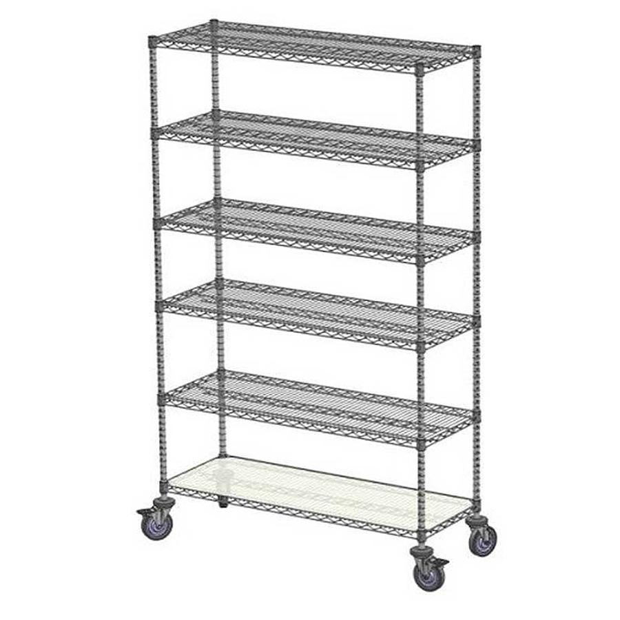 Wire Shelving Unit, 24″ x 72″ x 80″, 6-Tier