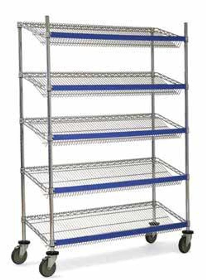 Suture Cart, Single Sided, 18″ x 48″, 6-Tier