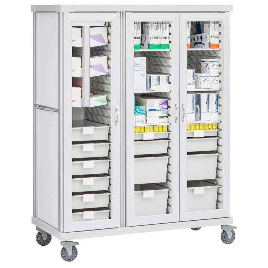 Three Column Vascular Cart, Mobile