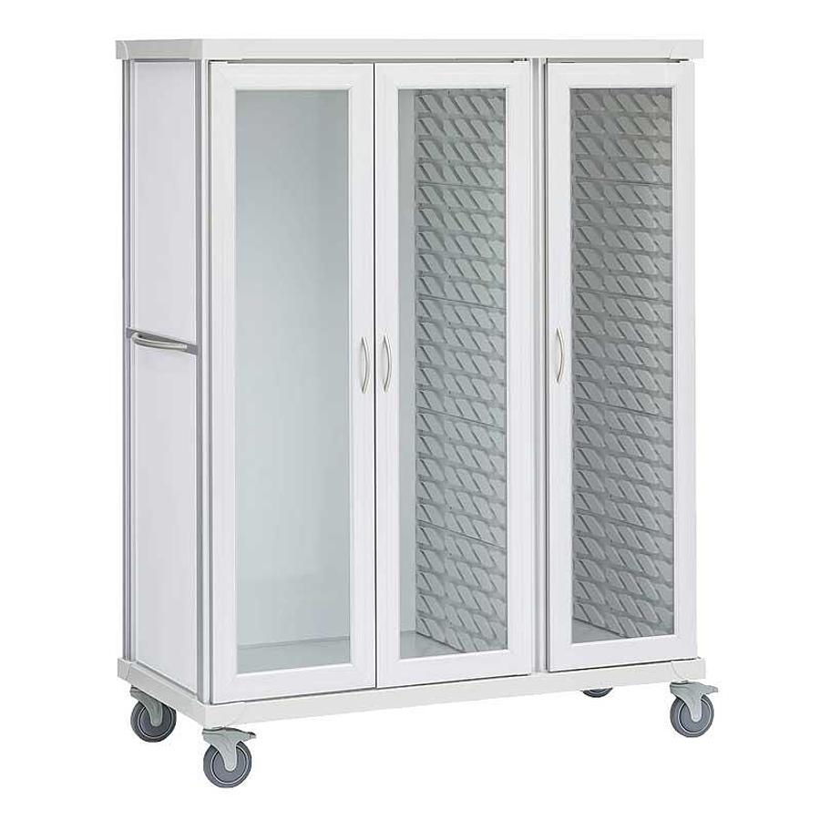 Three Column Supply Cart, Mobile, Non-Configured