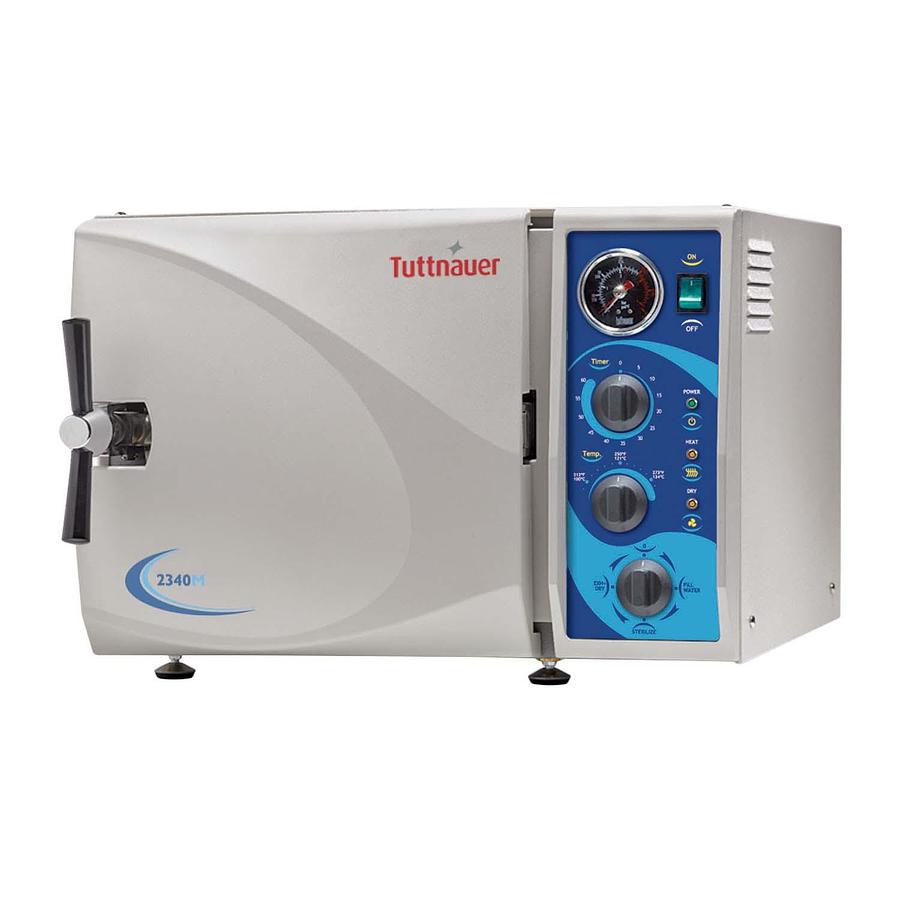 Used Tuttnauer 2340M Manual Autoclave Sterilizer