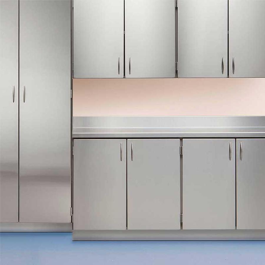 Stainless Steel Lower and Upper Cabinets (Custom)