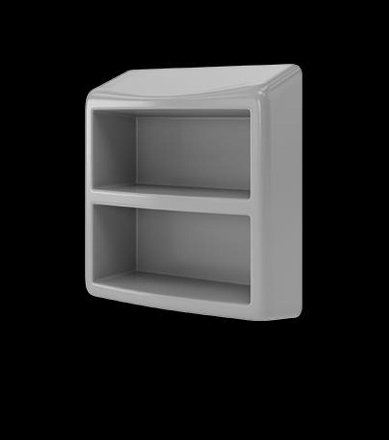 2-shelf storage unit