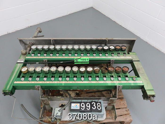 Used Beloit B-Shur Oil Flowmeter Station, 31 Gauges #37080