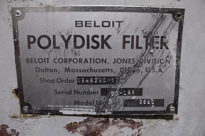 Used Beloit Polydisc Filter Drive Housing, D-67-164002, Model 3680 #36366