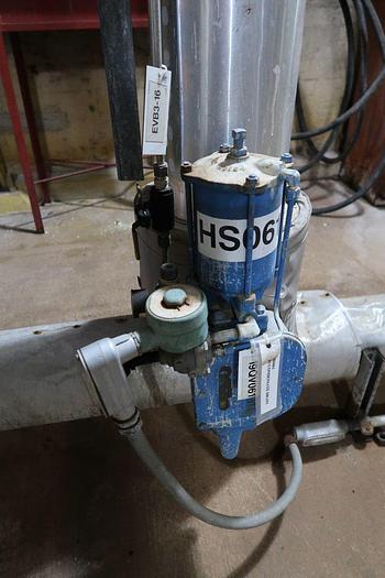Used DEZURIK PNEUMATIC ACTUATED S/S VALVES