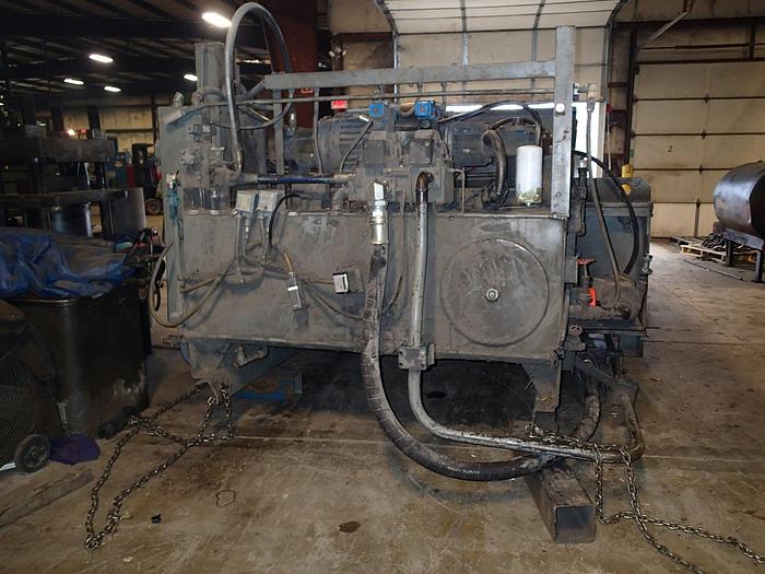 Used LOGEMANN TWO RAM BALER MODEL 245AT1; 50 HP; 9" CYLINDER