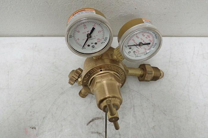 Used Victor Equipment Co. Model 7-0262 Compressed Gas Regulator