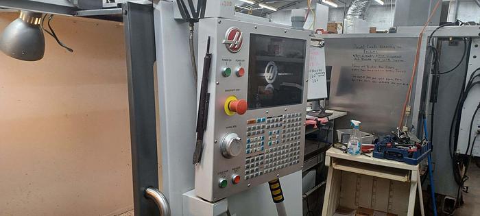 Used 2018 HAAS Vertical Machining Center, Model TM 3P, Table 14.5" X 57.7", X travel 40", Y travel 20", Z travel 16", 10 Tool ATC, 7.5 HP, 6000 RPM, HAAS CNC, 4th Axis Rotary Table