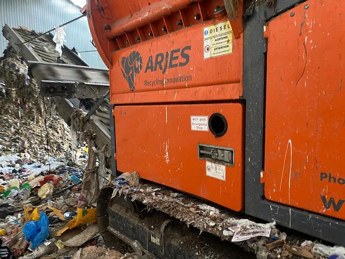 Used 2019 Arjes VZ750 twin shaft shredder