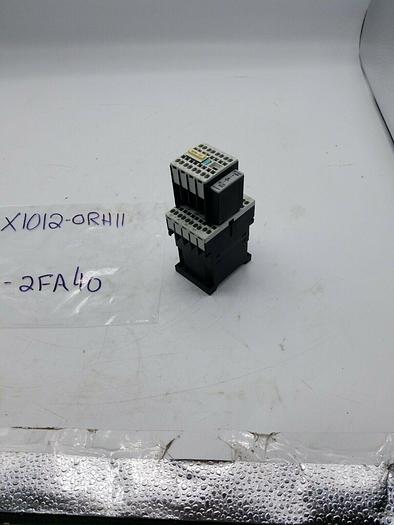 Used Siemens 3ZX1012-ORH11-1AA1, 3RH1911-2FA40
