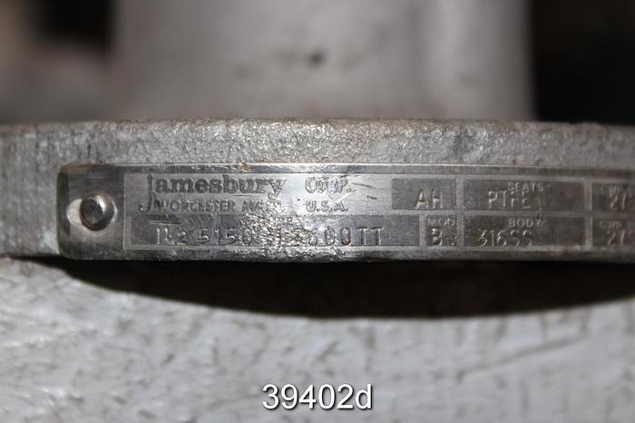 Used Neles Jamesbury 1.5" Manual Ball Valve, 1-1/2 5150 31 3600 TT #39402