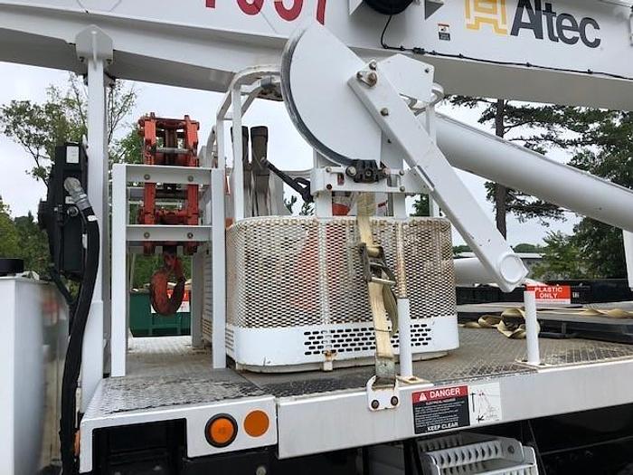 Used 2013 Peterbilt 365 8X6 Altec AC38-127 38 Ton Crane with Basket - M77257