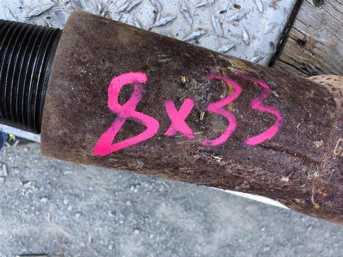Used 8" x 33" Chisel Style Drill Bit
